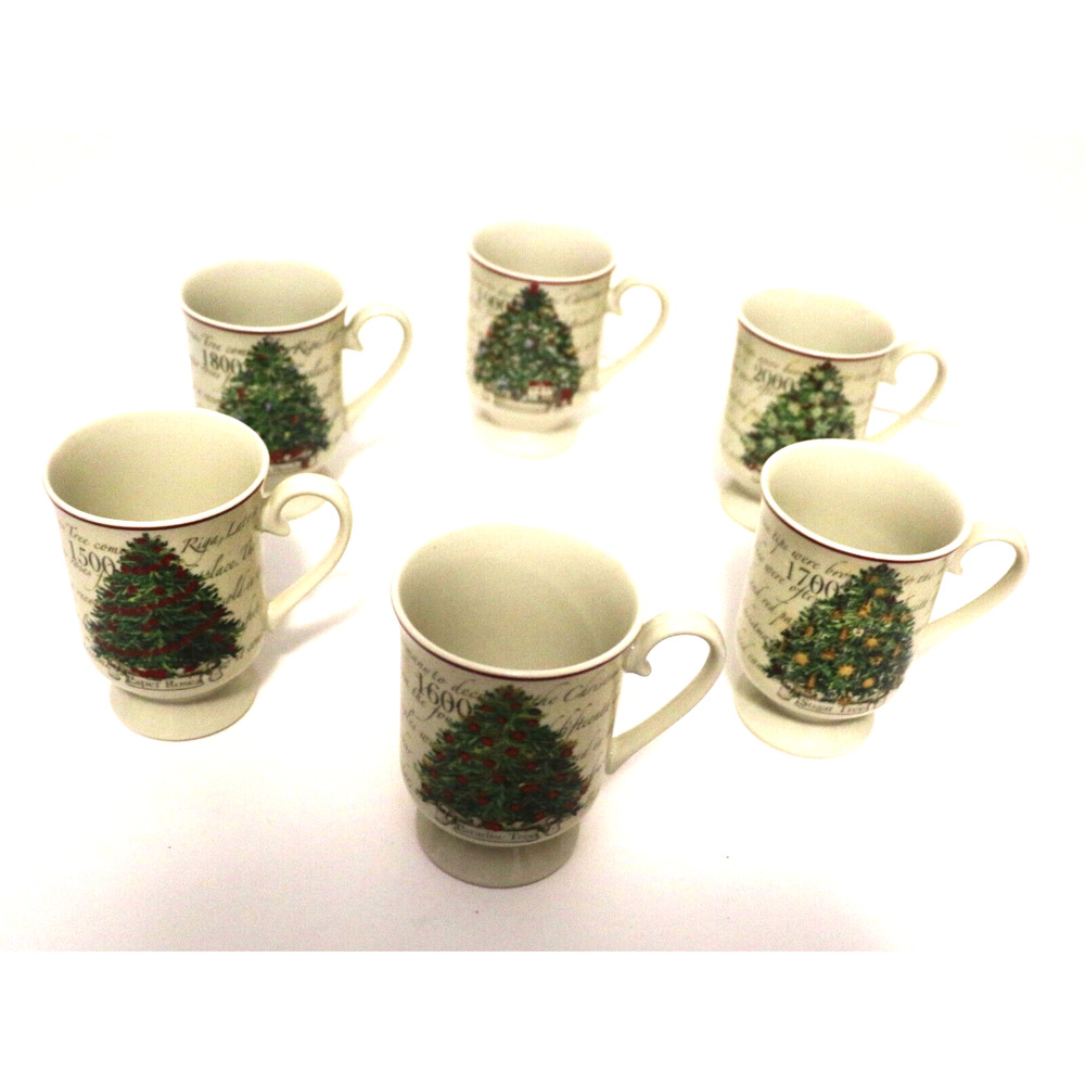 Canterbury Christmas Tree Collection 500th Anniversary Six 4-7/8 In. Cups